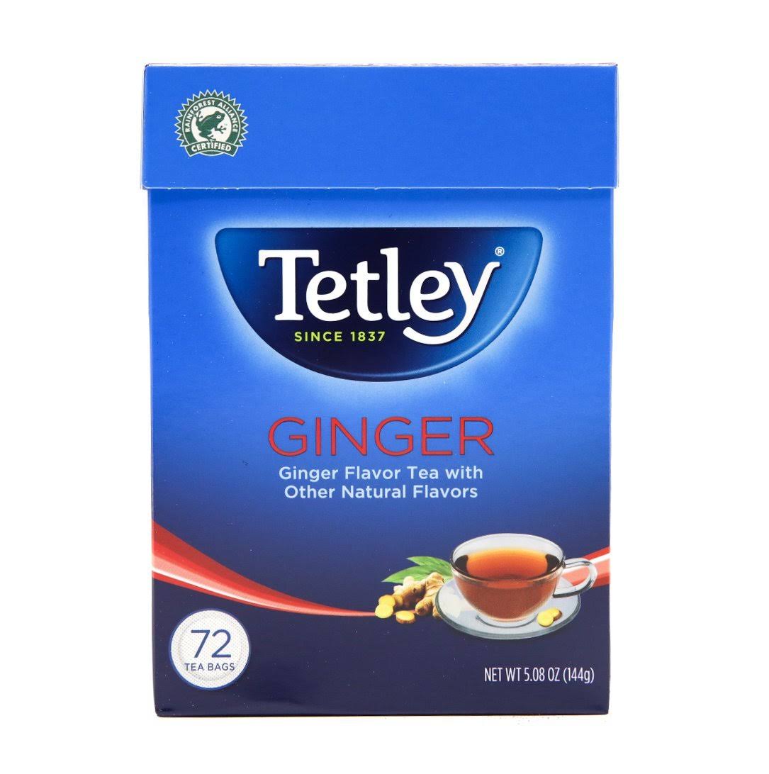Tetley Tea - Ginger, 72 Tea Bags, 144g