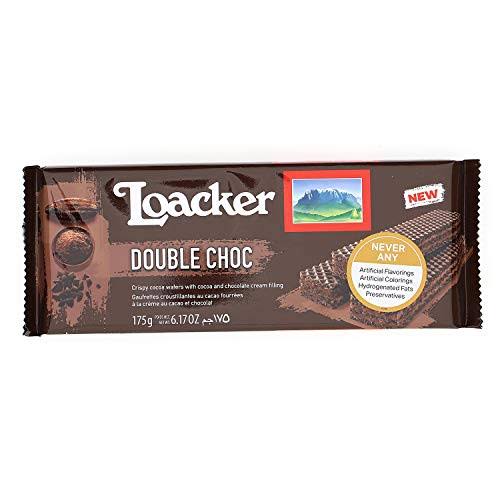 Loacker Premium Double Choc Wafers, 6.17 Ounces