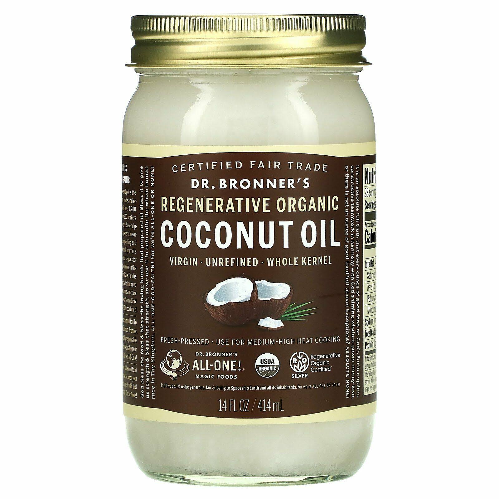 Dr. Bronners Magic Fresh-Pressed Virgin Coconut Oil