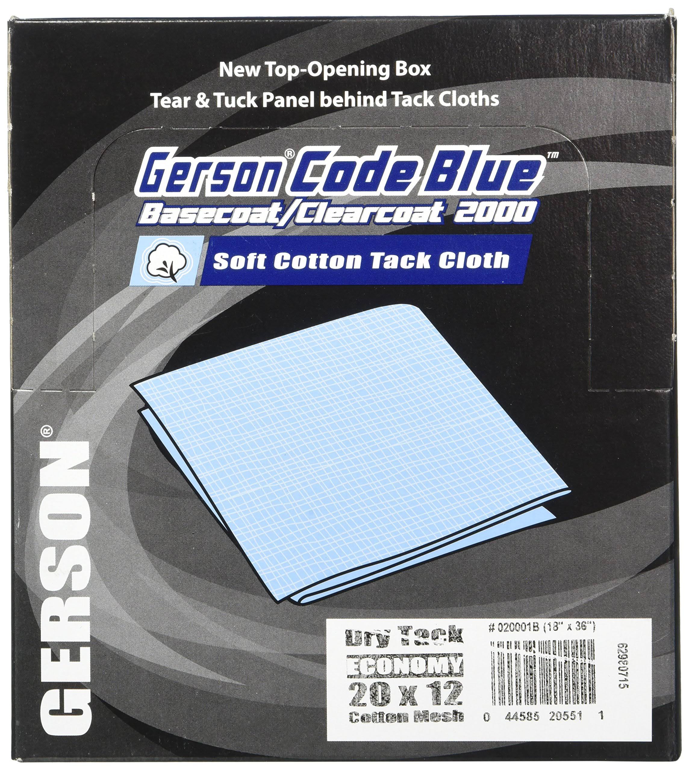Gerson Basecoat Clearcoat Tack Cloth