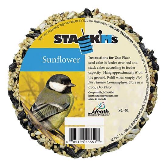 Heath Stack'Ms Seed Cakes - Sunflower, x6