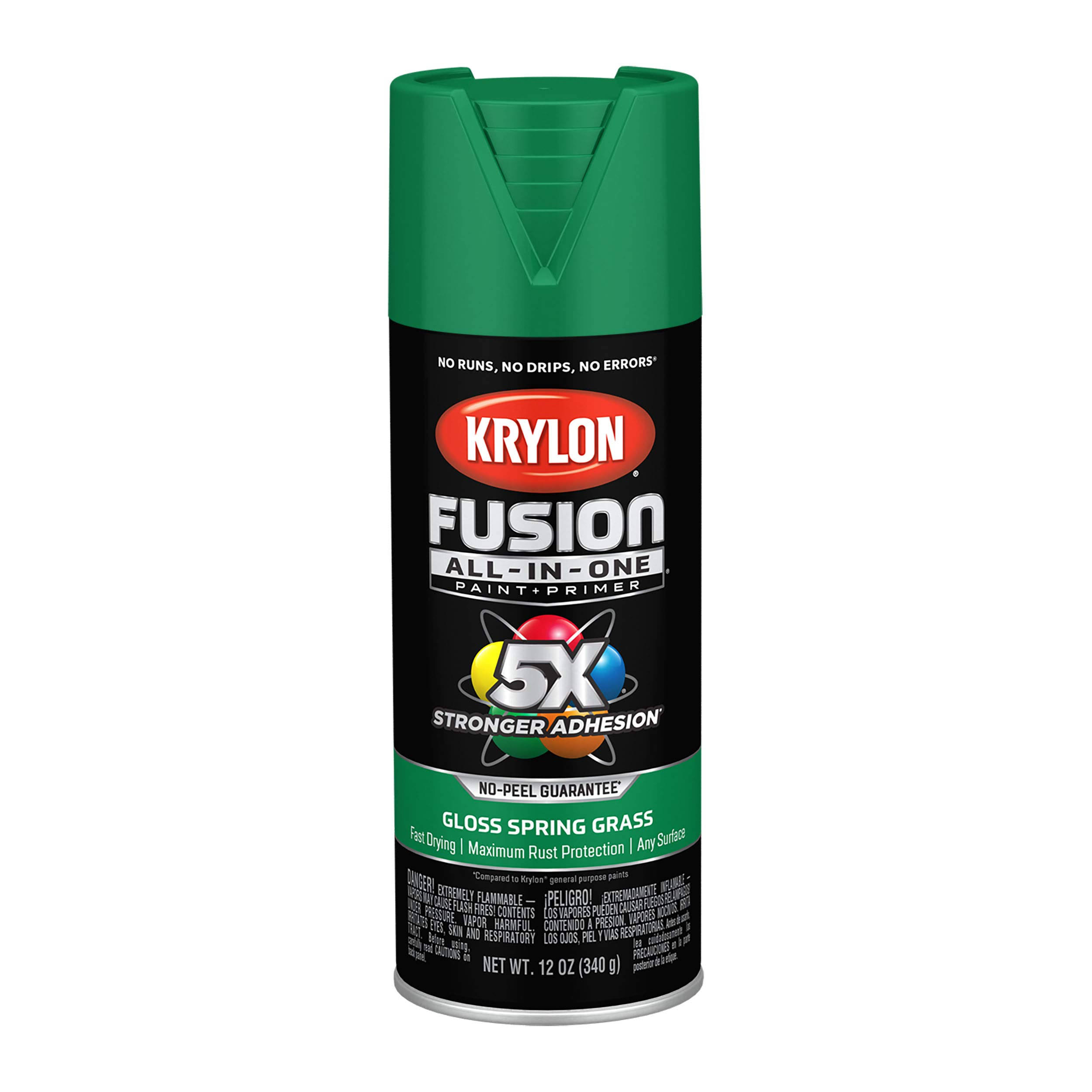 Krylon K02724007 Fusion All-in-One Spray Paint, Spring Grass