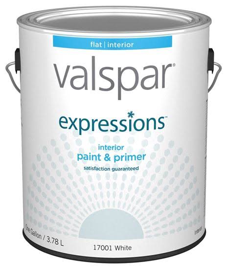 Valspar Expressions Paint - Flat White, 1gal