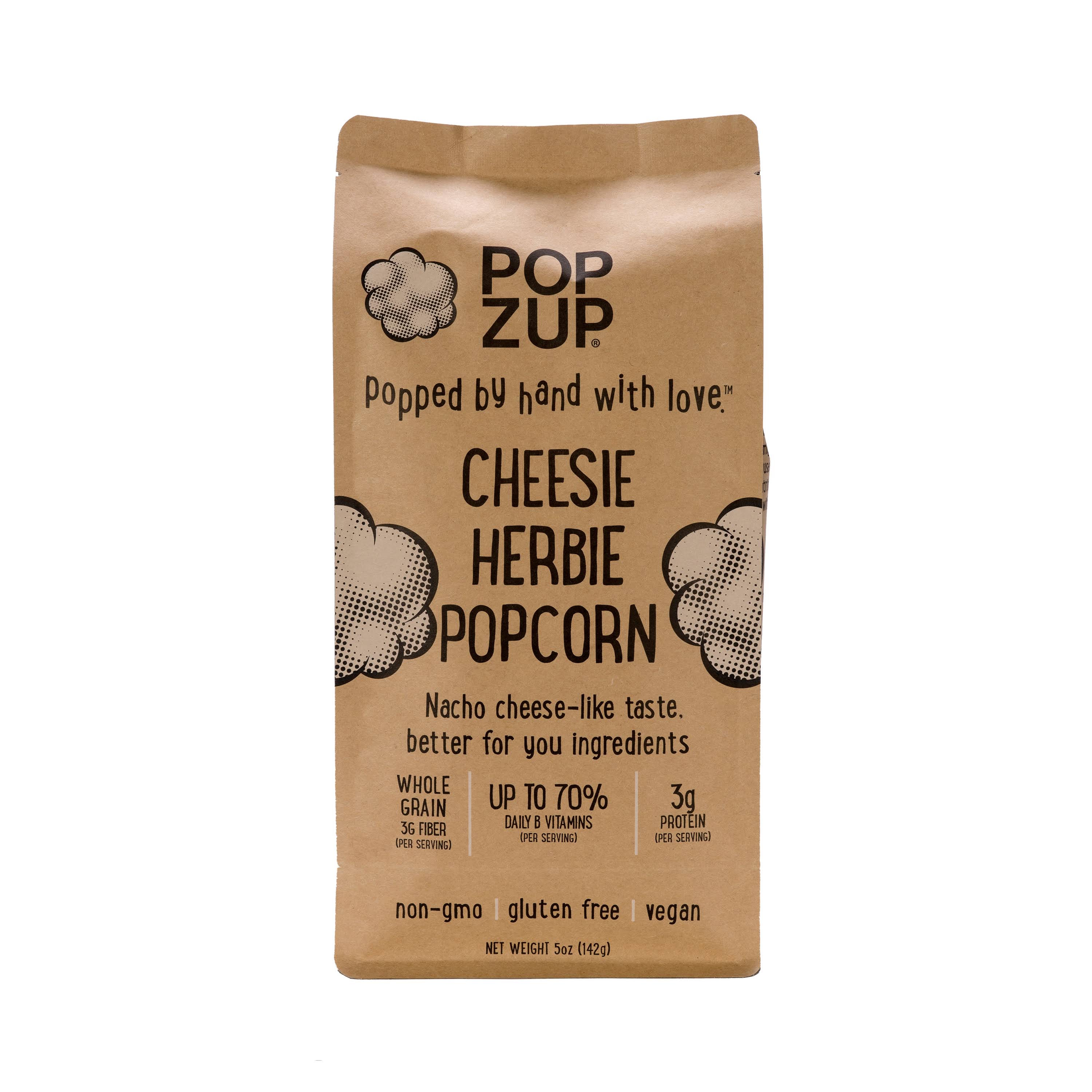 Popzup Cheesie Herbie Popcorn 5 oz