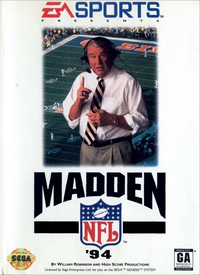 Madden NFL '94 - Sega Genesis