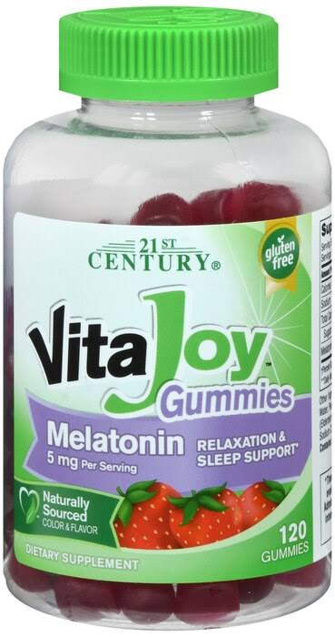 21st Century VitaJoy Melatonin Gummies - Strawberry, 120ct
