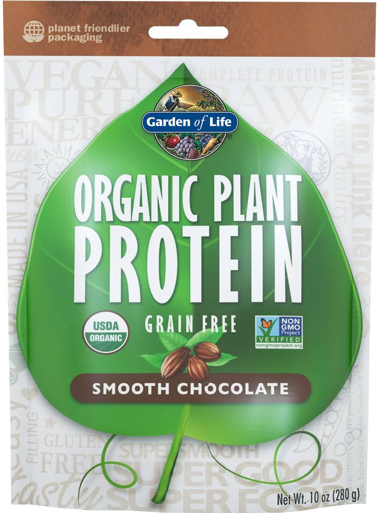 Garden of Life Organic Protein Powder - Smooth Chocolate, 9.7oz