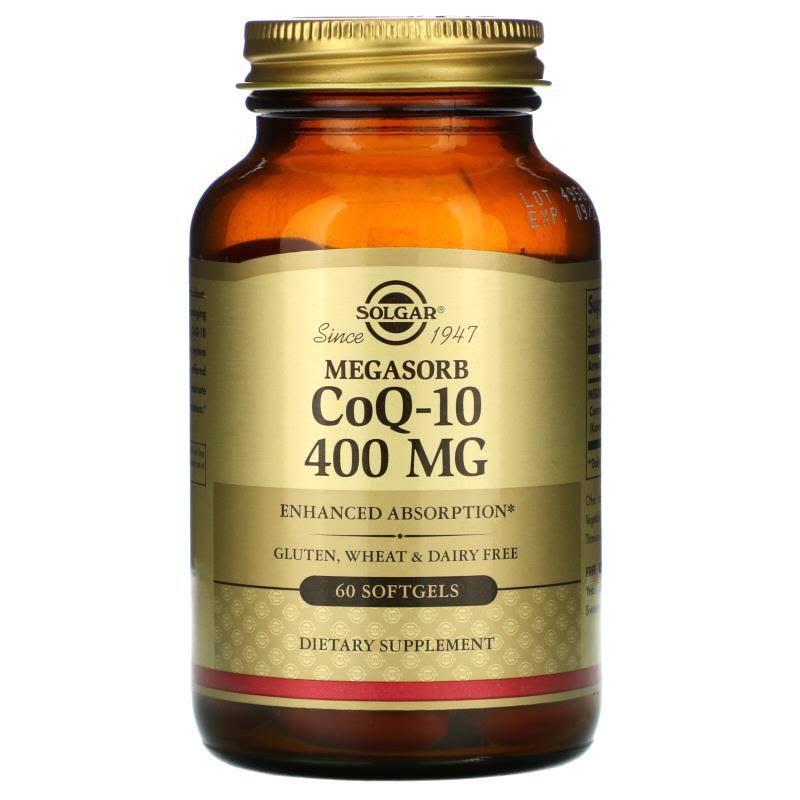 Solgar Megasorb Coq-10 Dietary Supplement - 400mg, 60 Softgels