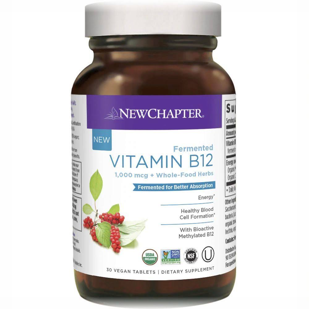 NewChapter - Fermented Vitamin B12 - 30 Vegan Tablets