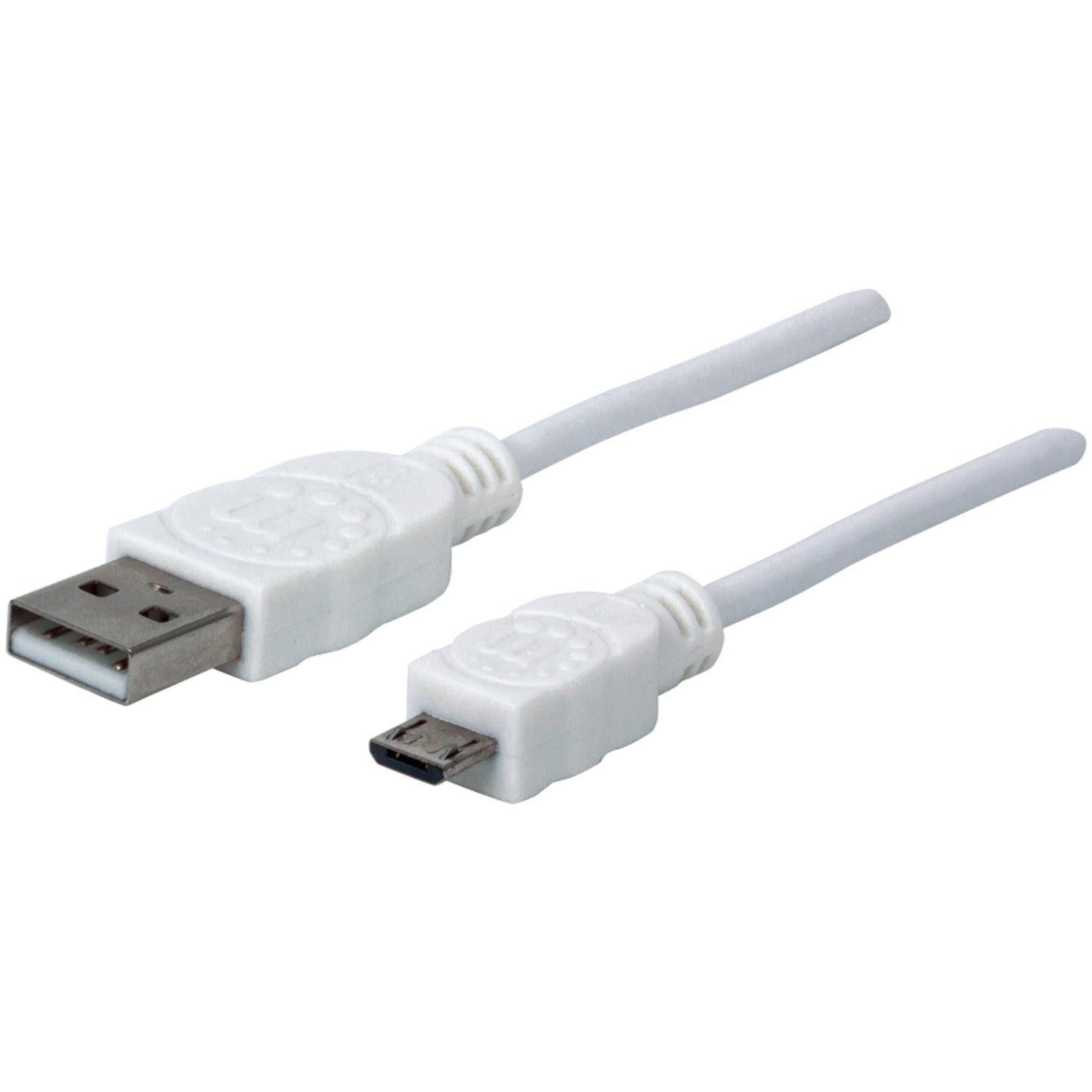 Manhattan 323987 High-Speed USB Device Cable - White, 3'