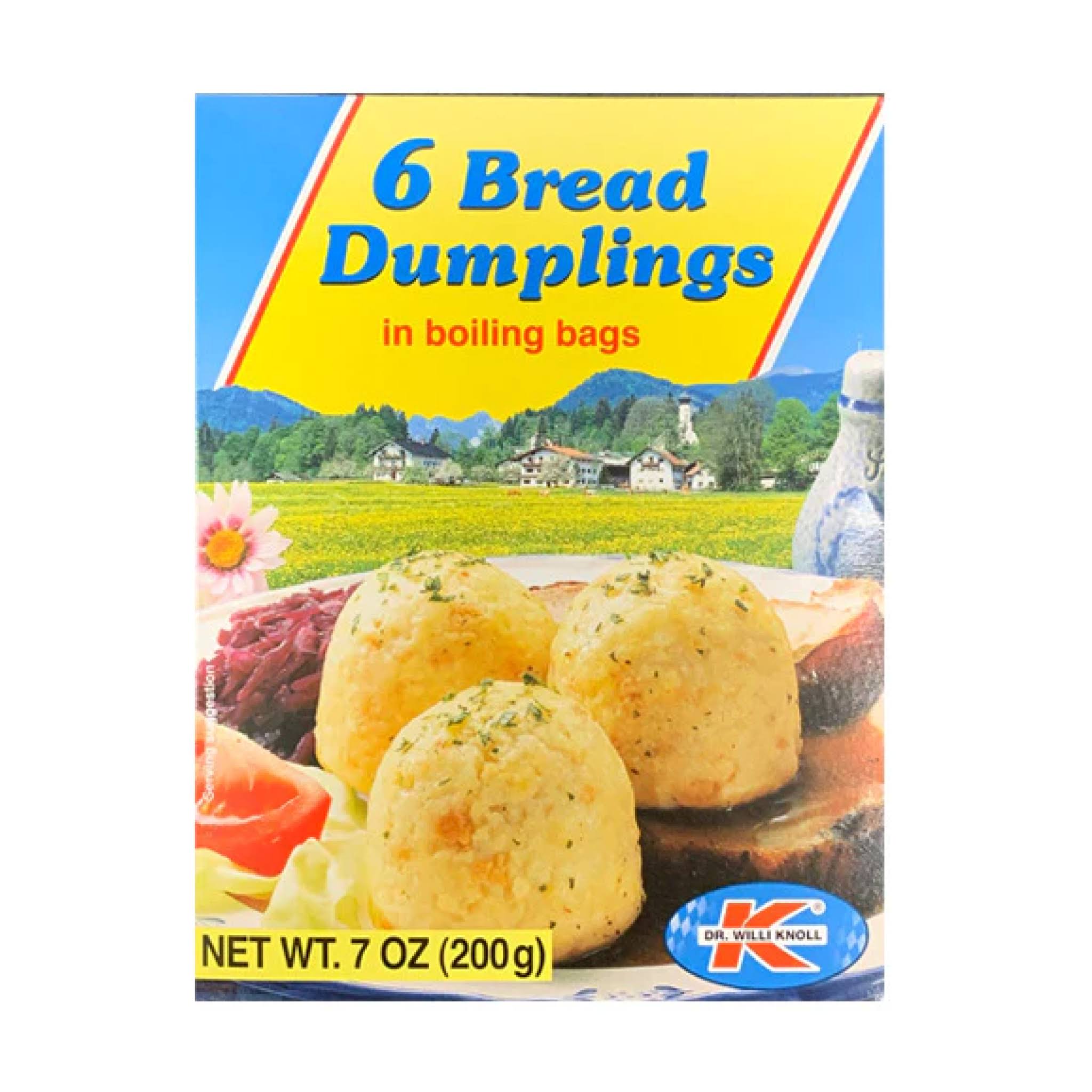 Dr. Willi Knoll Bread Dumplings In Cooking Bag - 6 Pieces, 200g