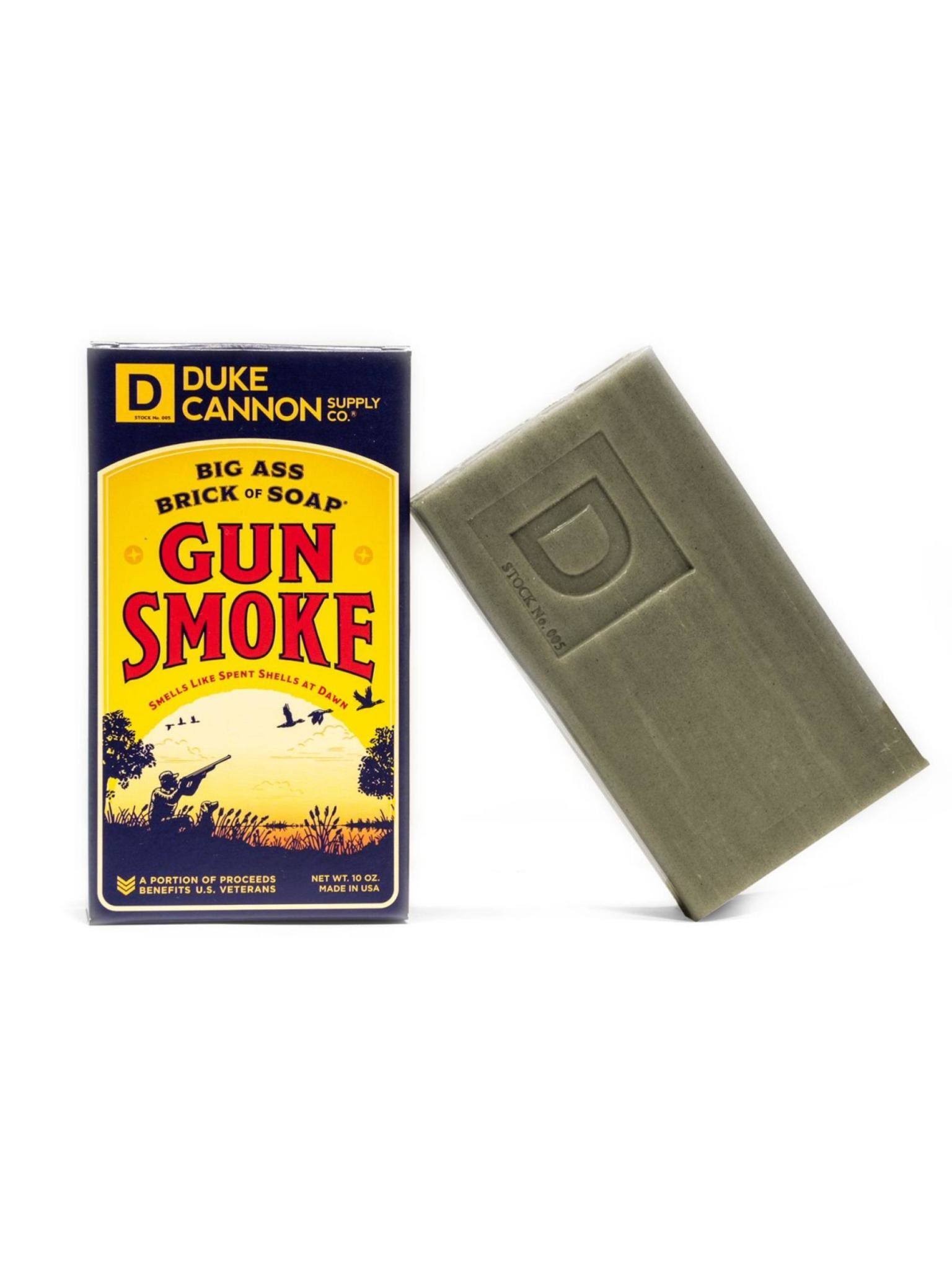 Duke Cannon Big Ass Brick of Soap Gun Smoke 10 oz