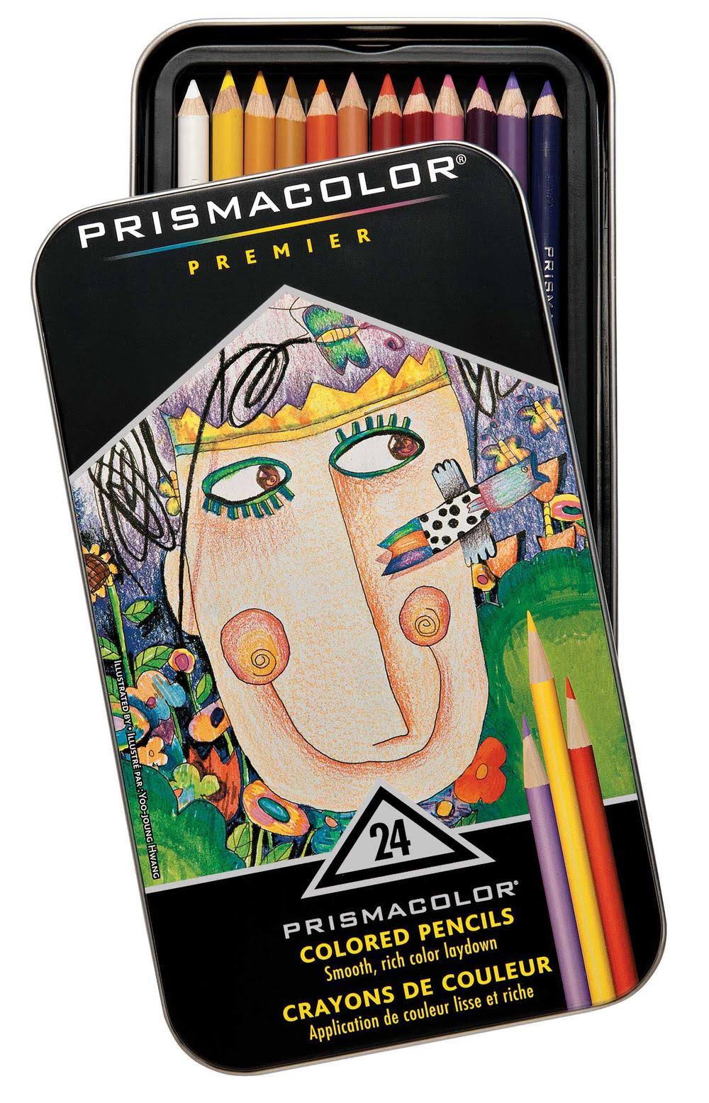 Prisma Premier Colored Pencils Tin - Set of 24 Colors