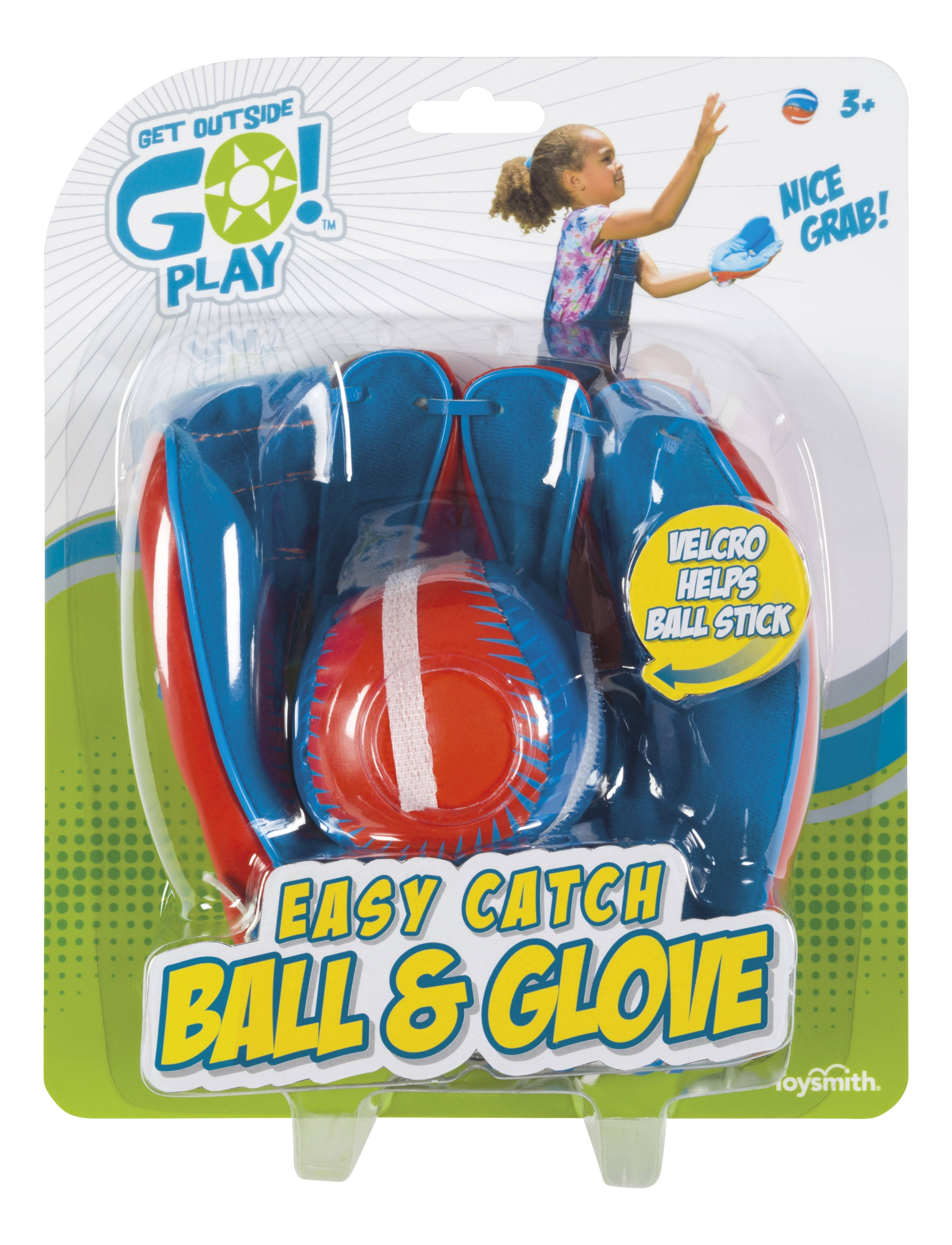 Toysmith Easy Catch Ball & Glove, Assorted Color
