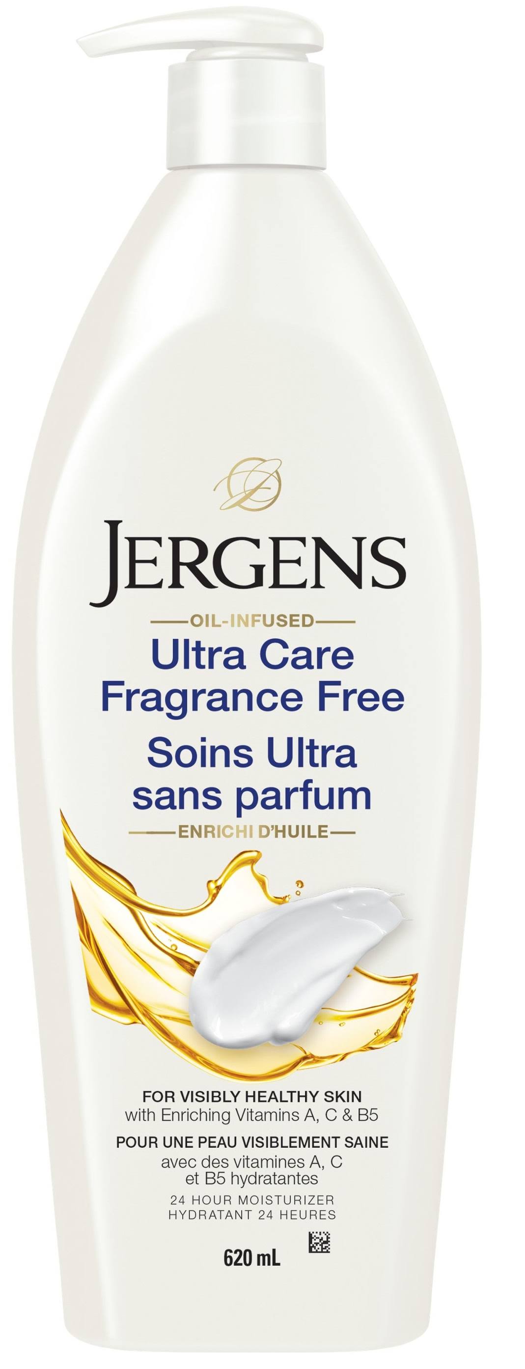 Jergens Ultra Care Fragrance Free Moisturizer 620Ml