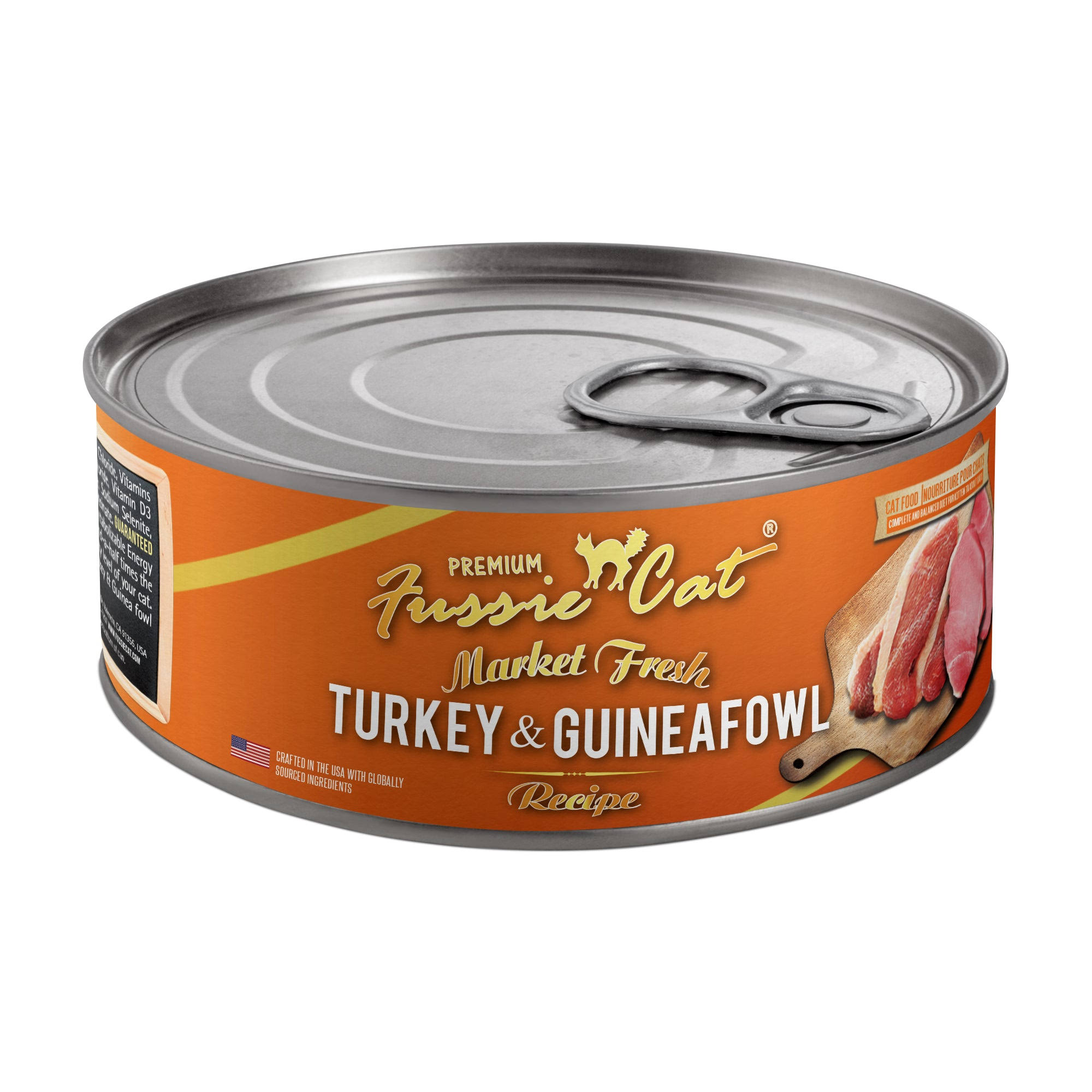Fussie Market Fresh Turkey & Guinea Fowl Canned Cat Food 156g