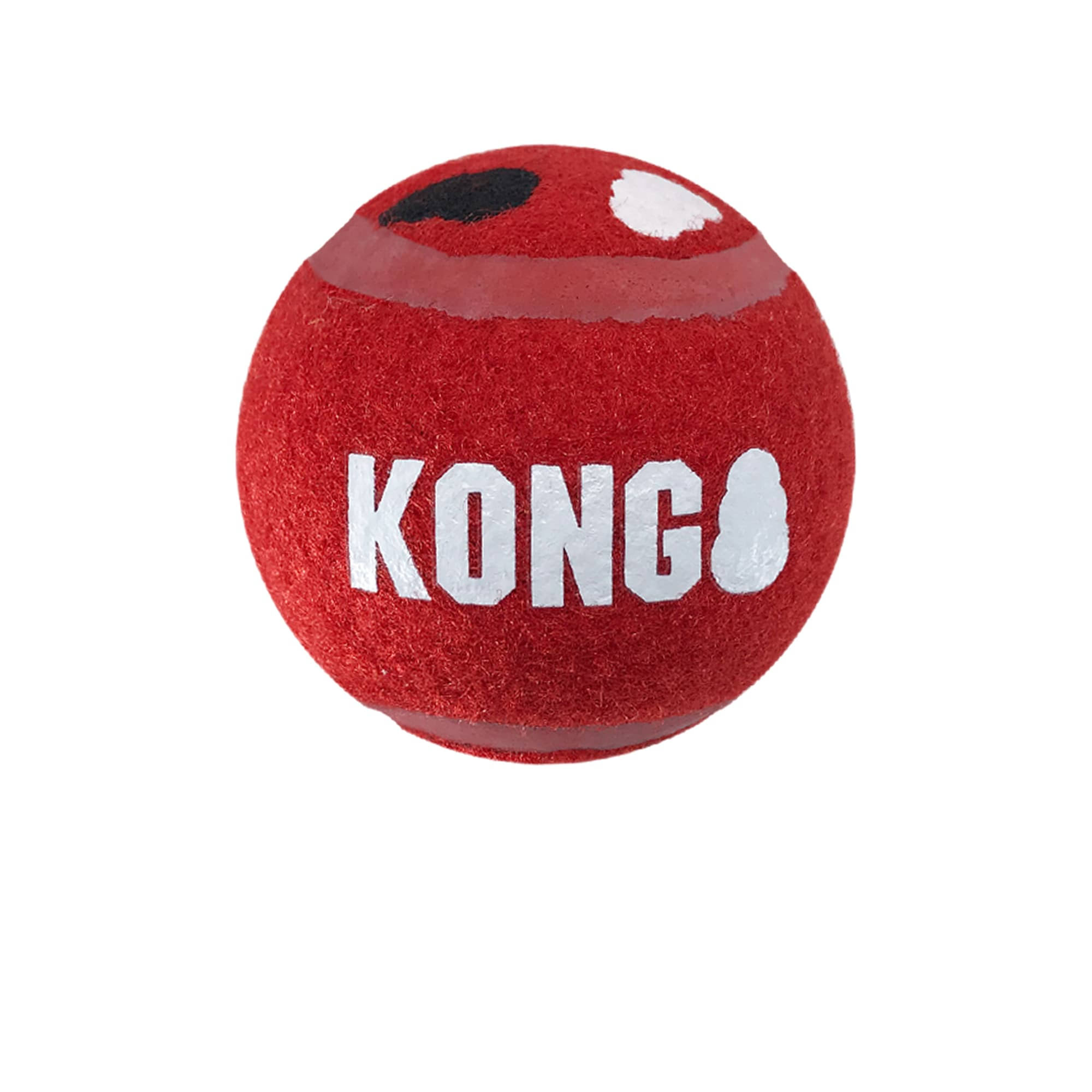 Kong Signature Sport Balls Dog Toy, Red, Medium