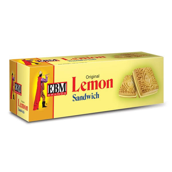 Ebm Lemon Sandwich Biscuit 130Gm