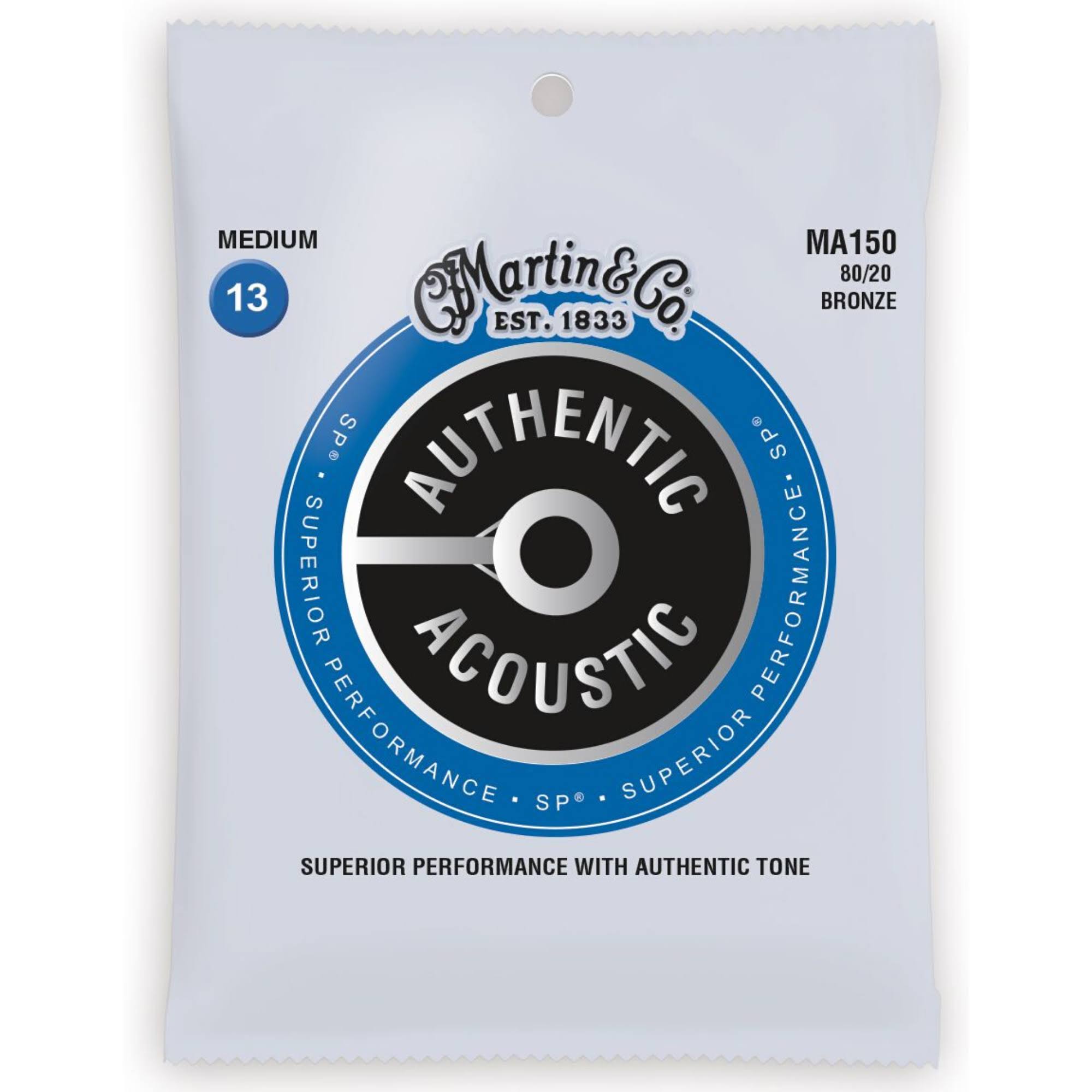 Martin Authentic Acoustic Strings SP 80/20 Bronze - Medium 13-56 MA150