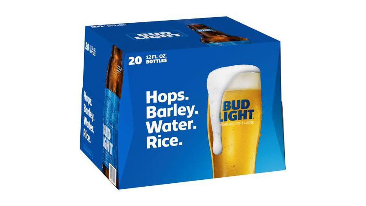 Bud Light Beer - 12 oz, 20 pack