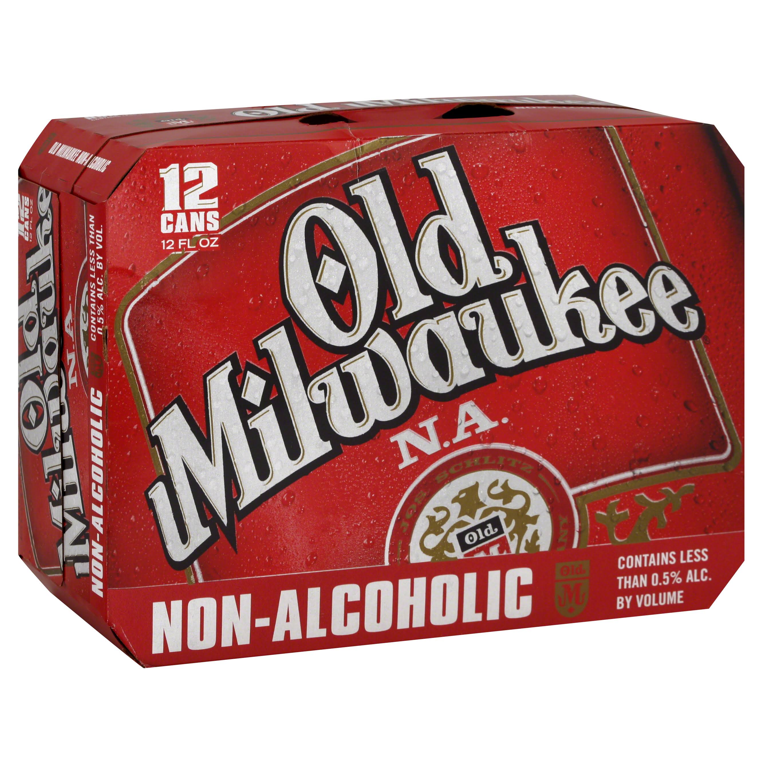 Old Milwaukee N.A. Non-Alcoholic Beer - 12oz, 12pk