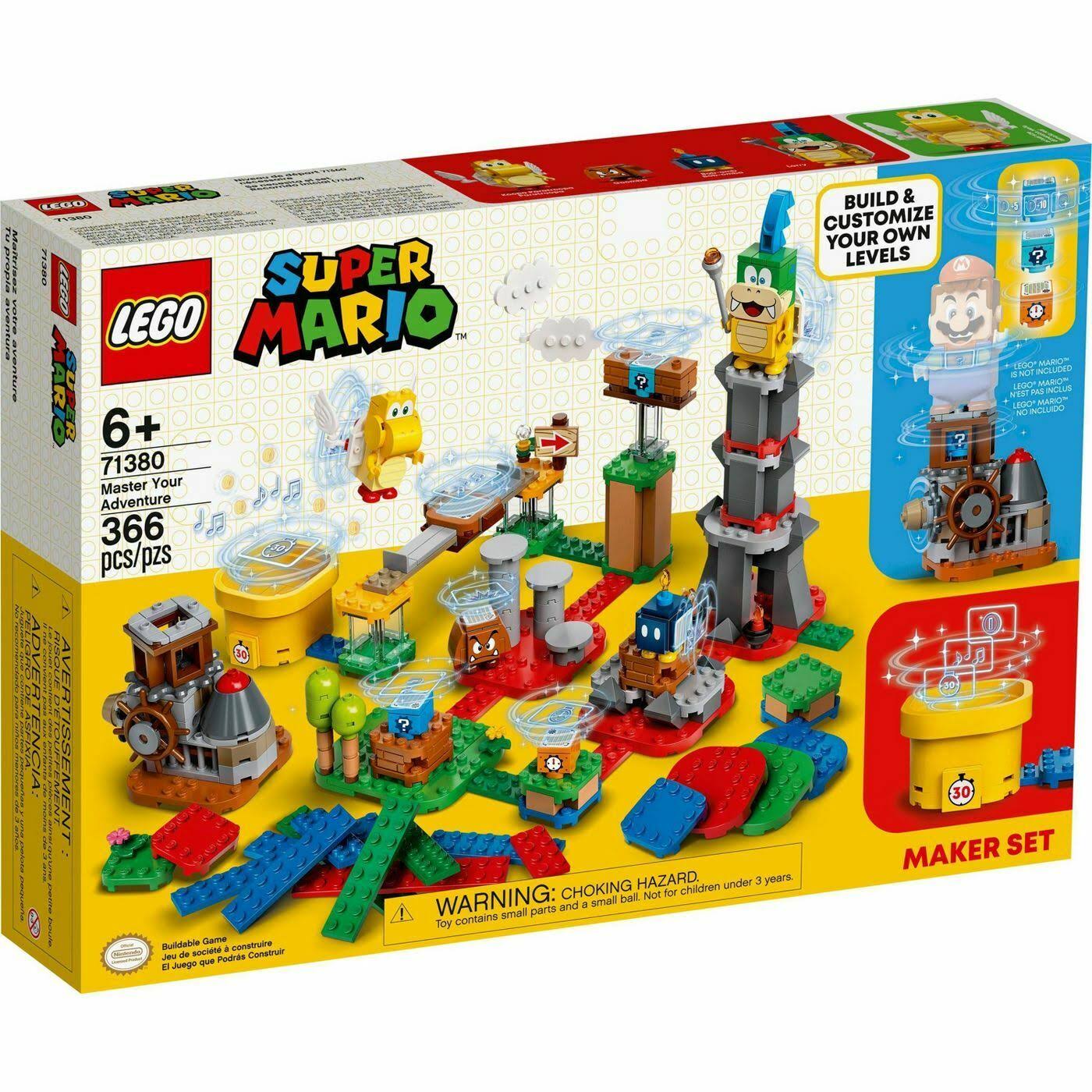 Lego 71380 Super Mario Master Your Adventure Maker Set New with Sealed Box