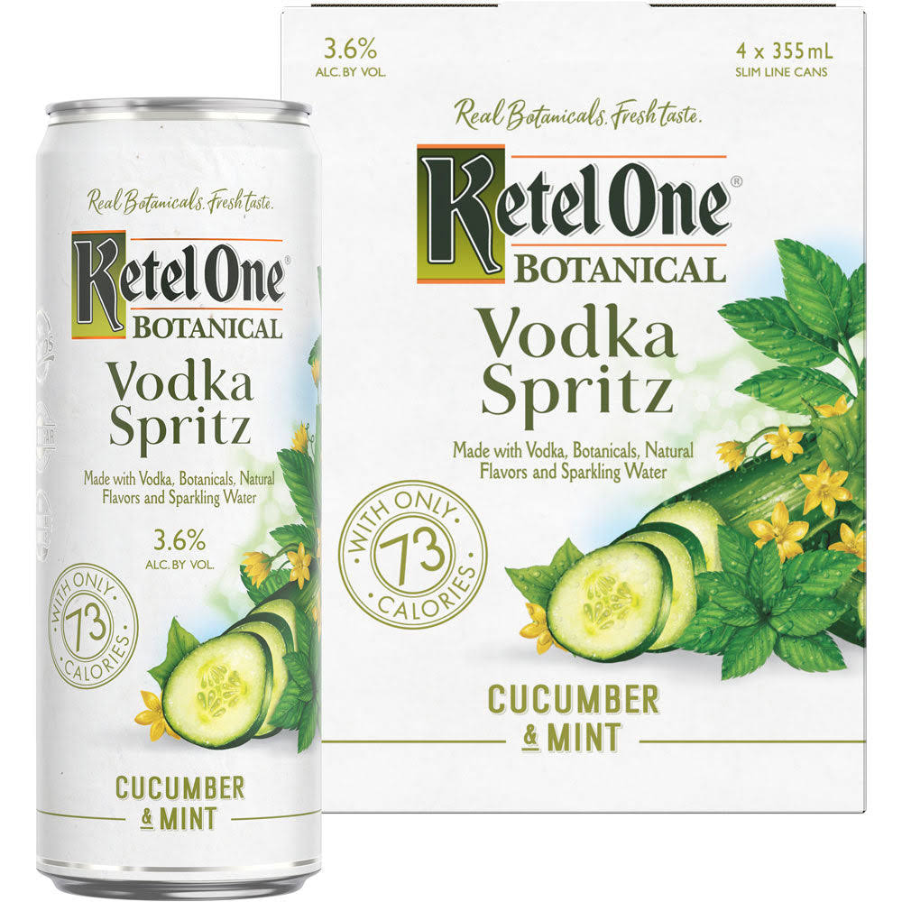 Ketel One Botanical Vodka Spritz Cucumber Mint