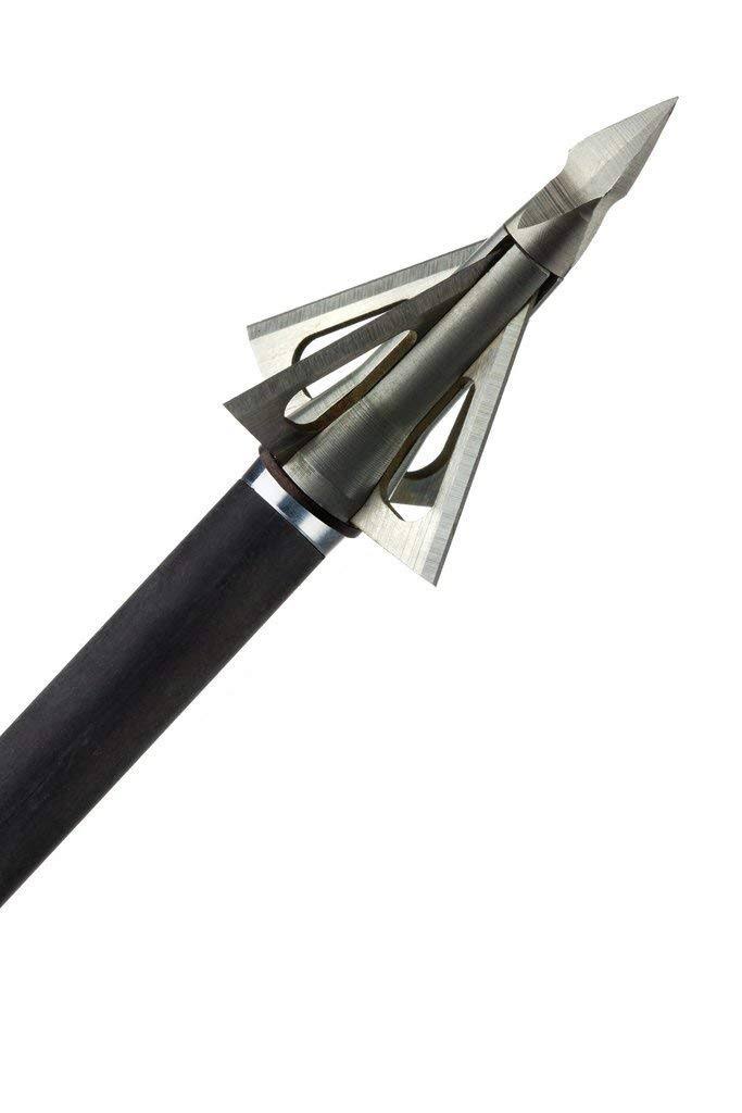 Grim Reaper Archery Pro Series Micro Hades Fixed Blade Broadheads - 3 Pack 100 Gr 4-Blade (1 1/16") #2251