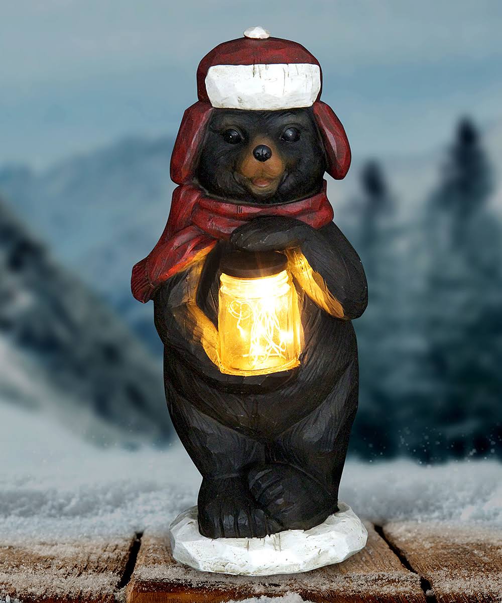 Exhart 12972-rs Led Holiday Firefly Bear