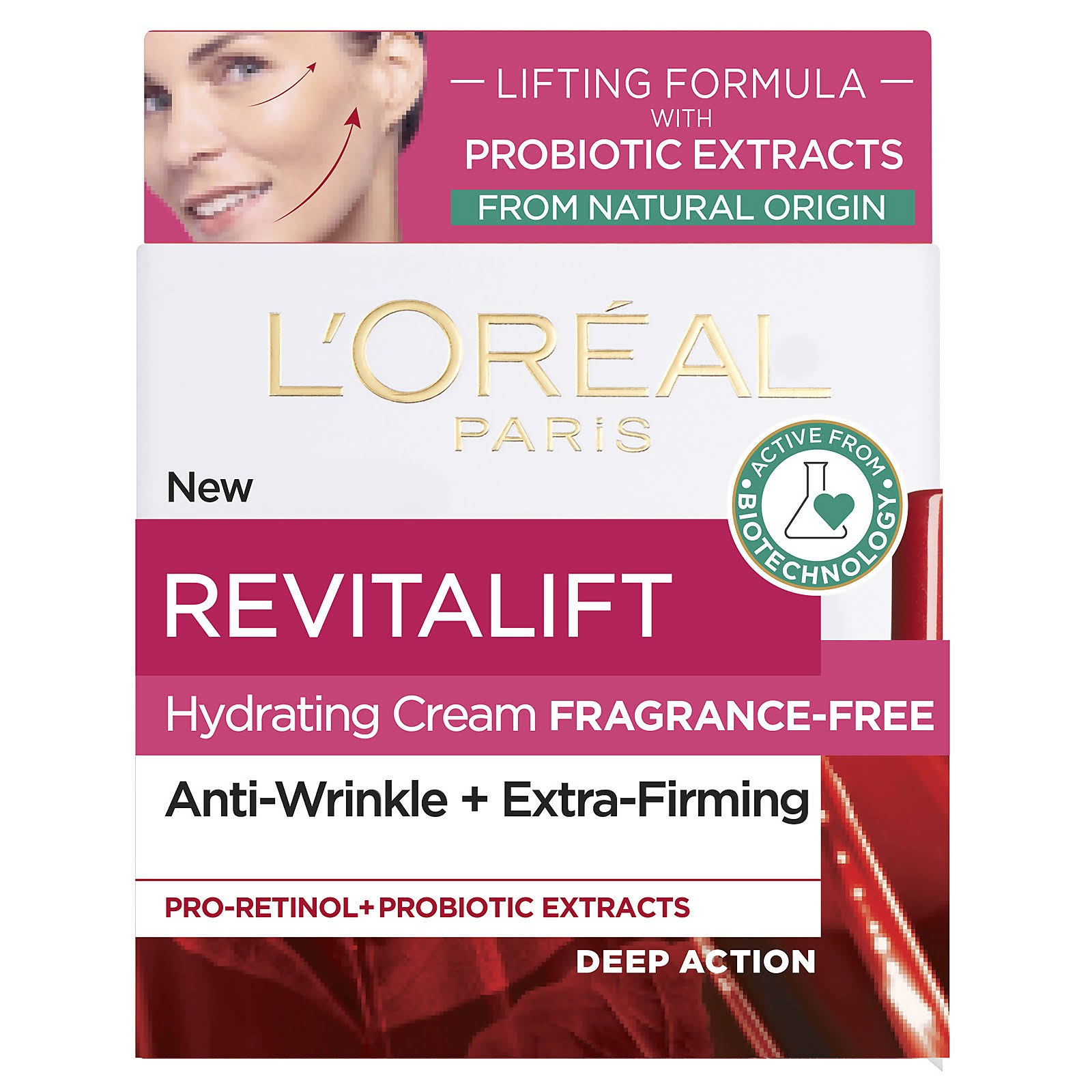 L'oreal Paris Revitalift Fragrance Free Lifting Day Cream 50Ml