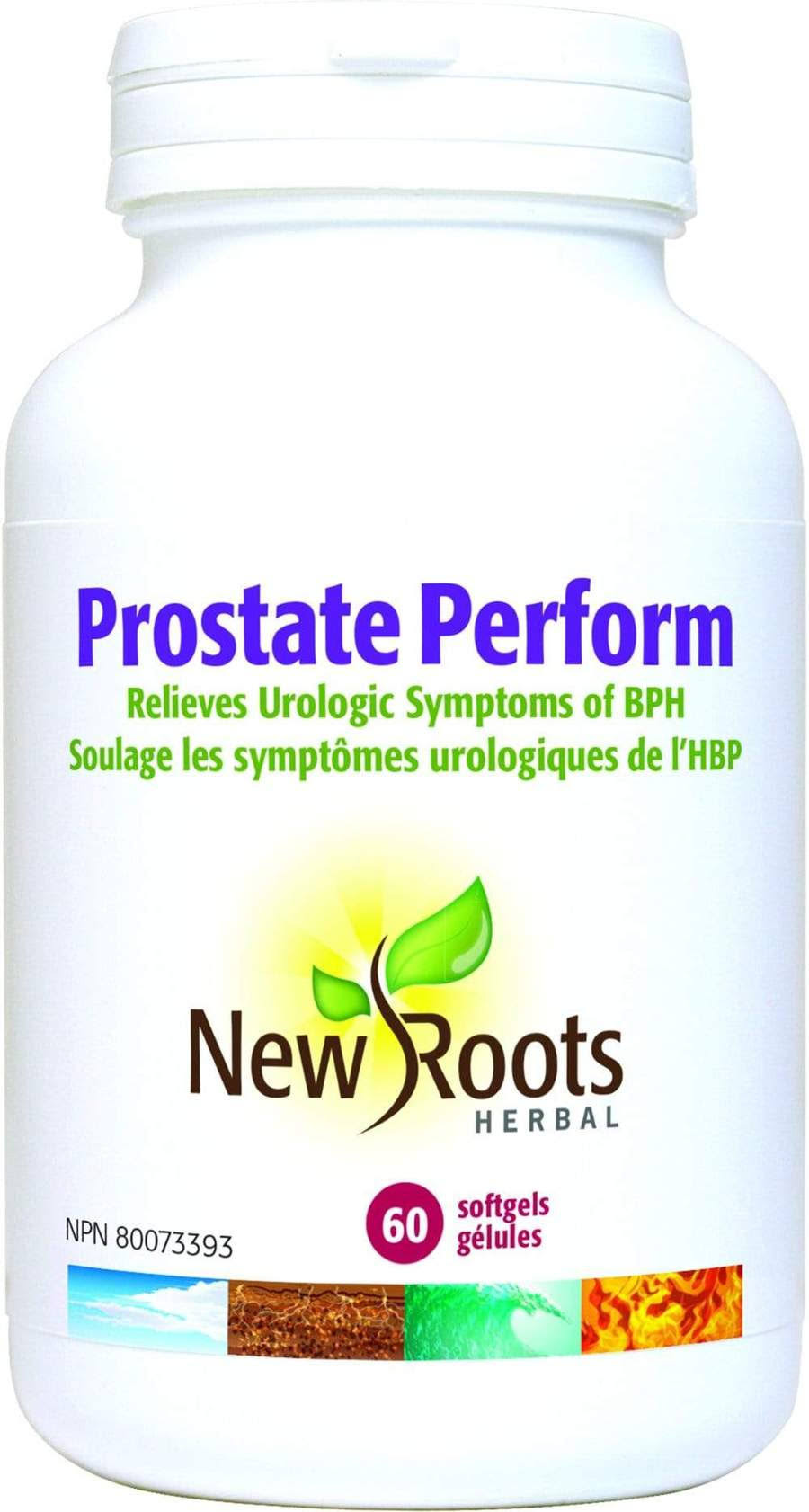 New Roots Herbal Certified Organic Prostate Perform Softgel - 60ct
