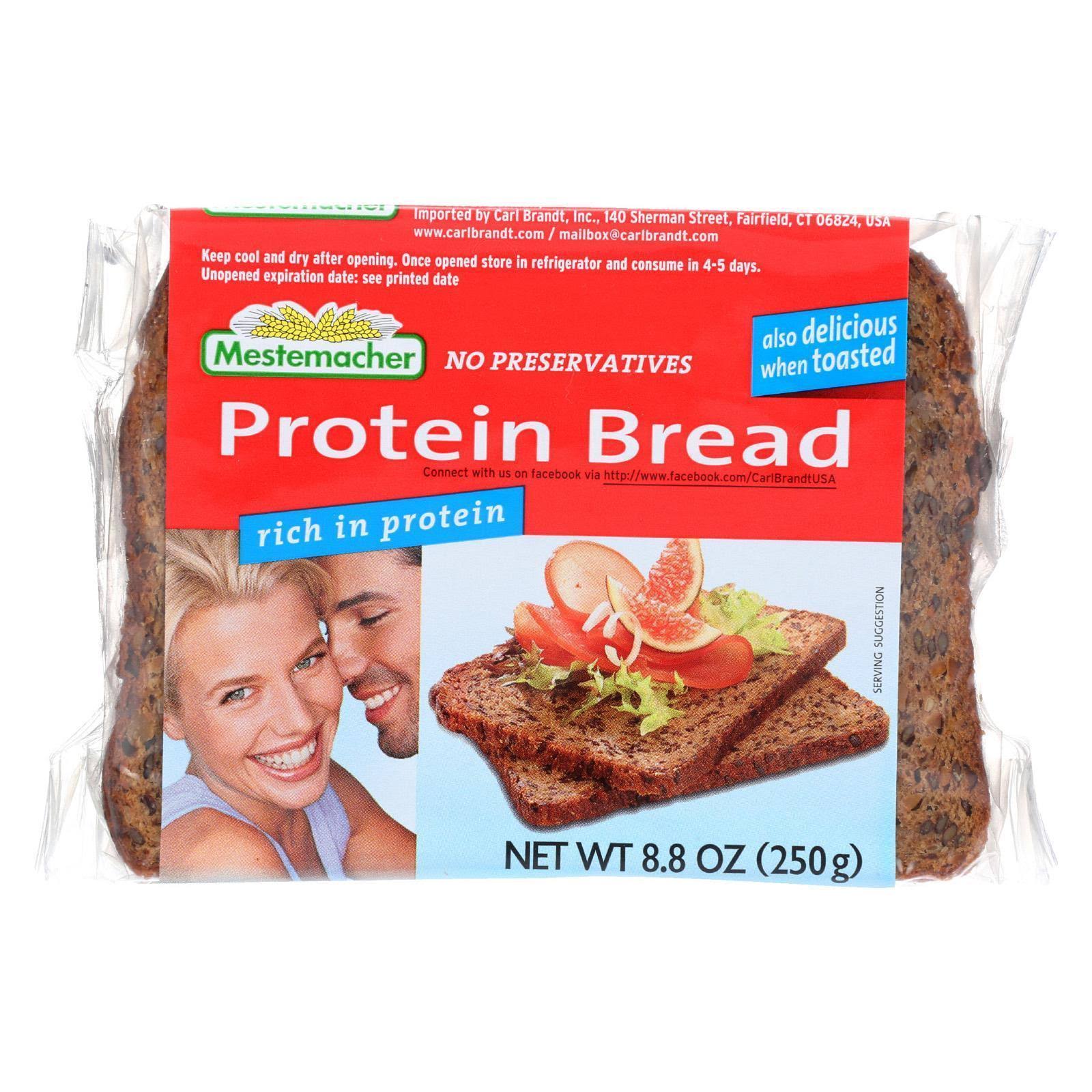 Mestemacher Bread 2182830 8.8 oz Protein Bread Natural Food - Case of 9
