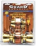 Guard Security 1990X281HDAB Antique Brass Maximum Security Total Home Protection Kit