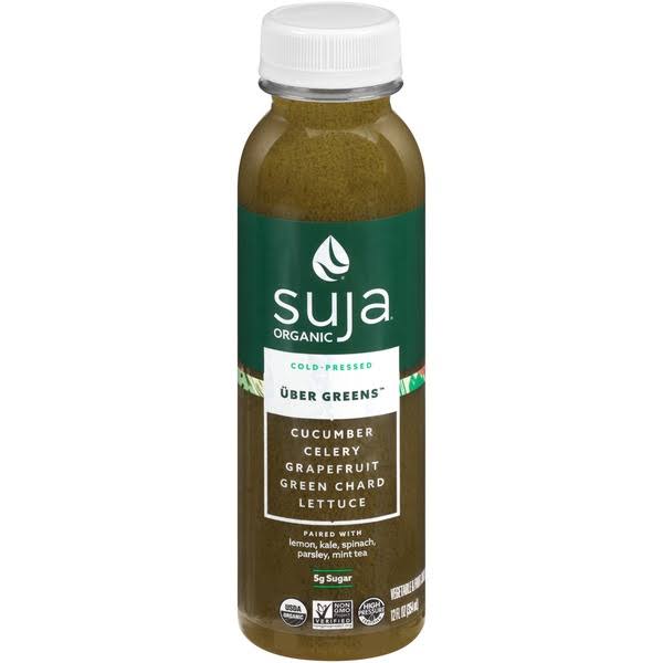 Suja Organic Vegetable & Fruit Juice Drink, Uber Greens - 12 fl oz