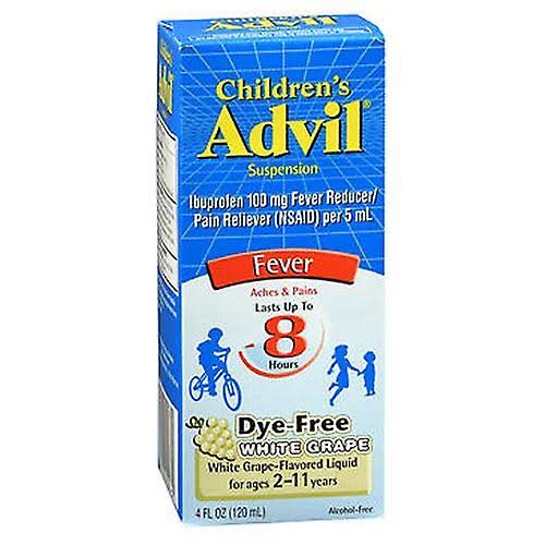 Advil Children's Suspension Fever - White Grape, 4oz