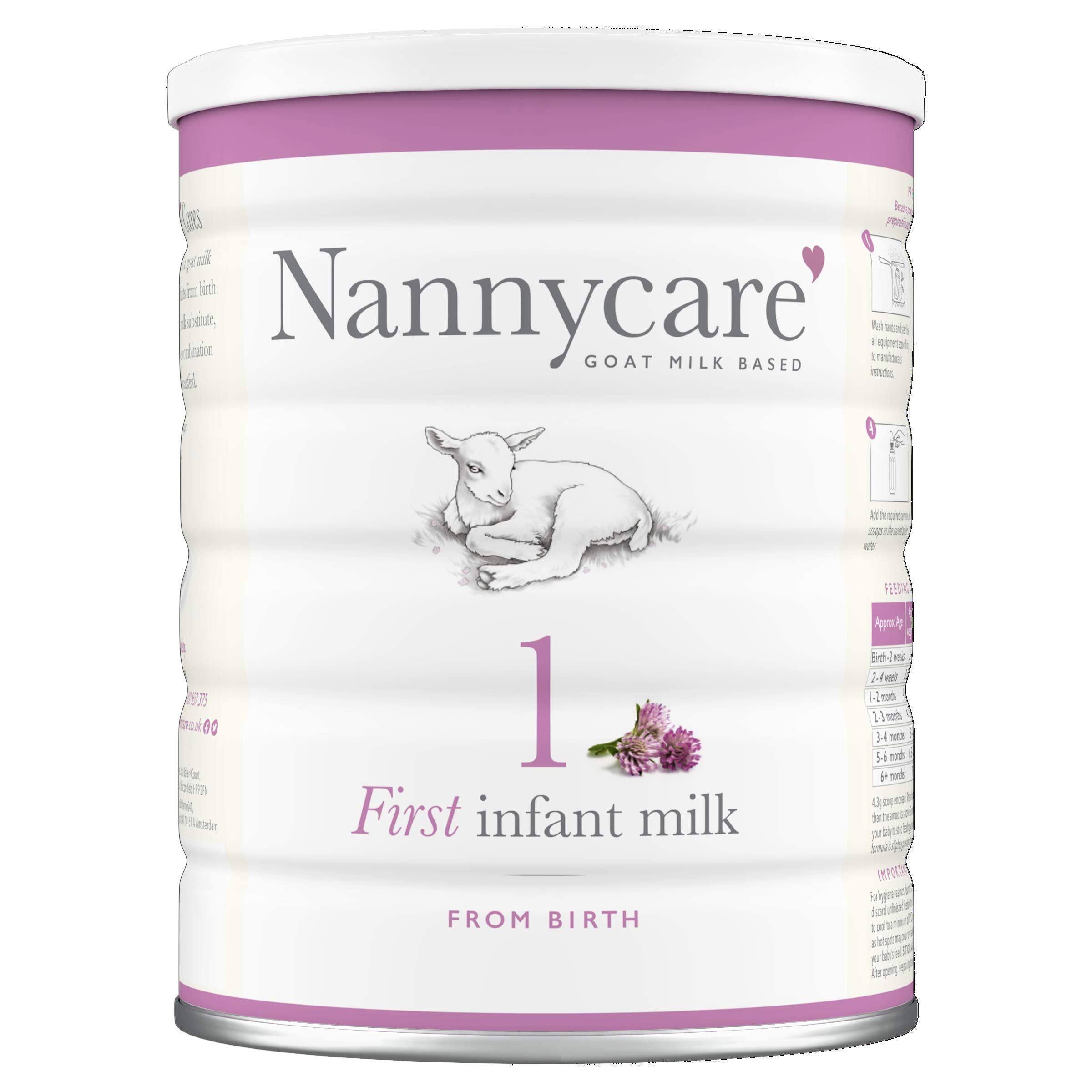 Nannycare 1 Goat Milk Based First Infant Milk from Birth 900g