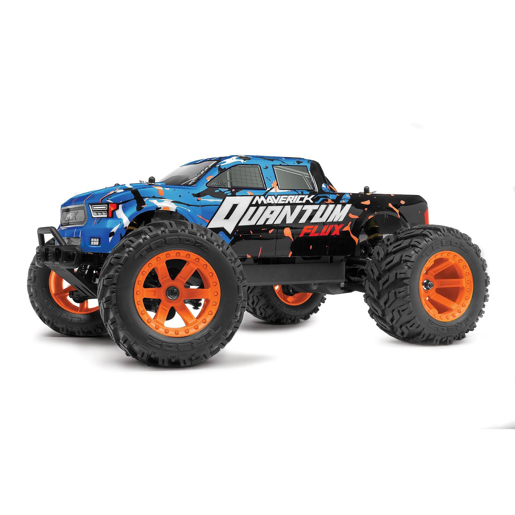 Maverick Quantum MT Flux 80A 1/10 4WD Monster Truck - Blue/Orange