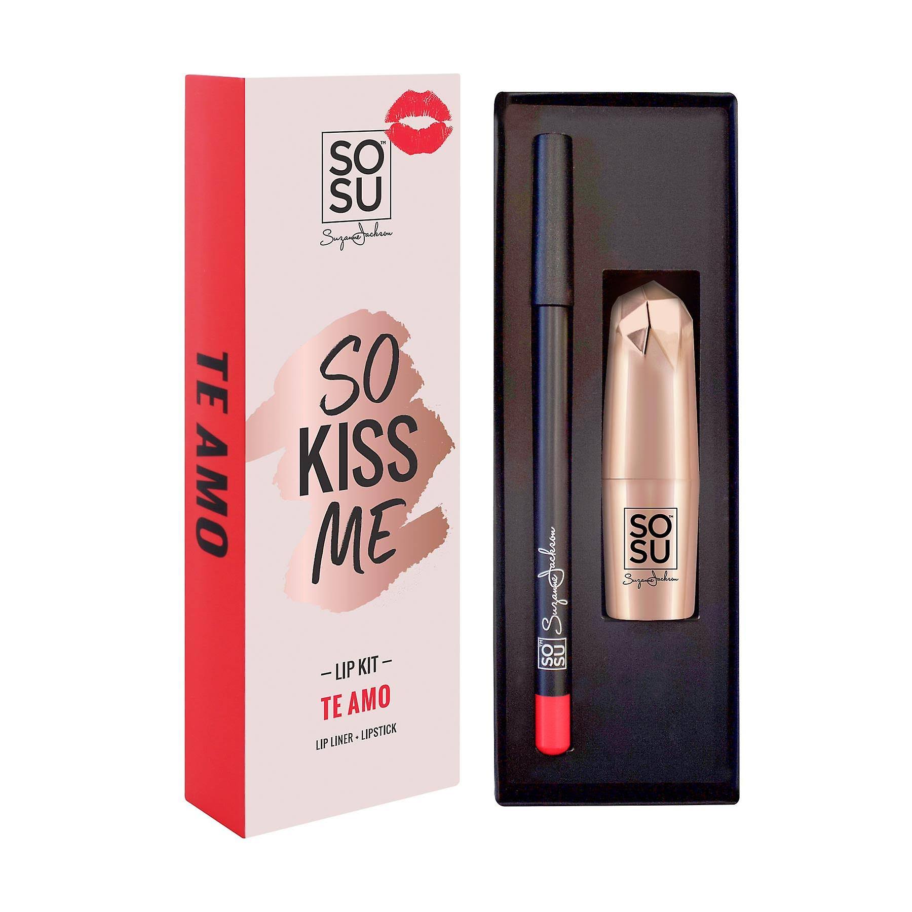 SOSU by Suzanne Jackson So Kiss Me Lip Kit Te Amo