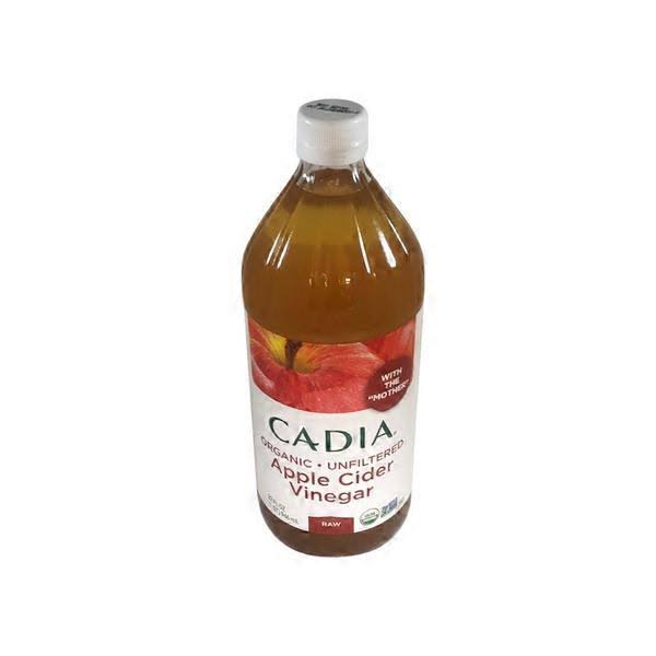 Cadia Apple Cider Vinegar, Organic, Unfiltered, Raw - 32 fl oz