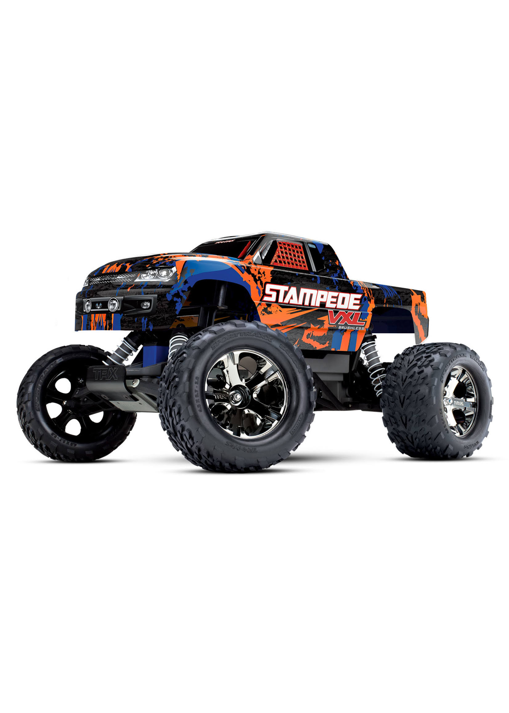 Traxxas Stampede VXL 1/10 Scale 2WD Brushless Monster Truck - Orange
