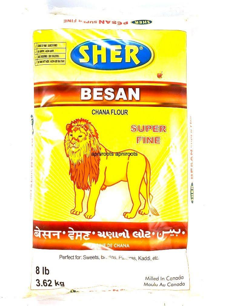 Sher Chick Pea Flour (Besan) 8 lb(3.62kg)
