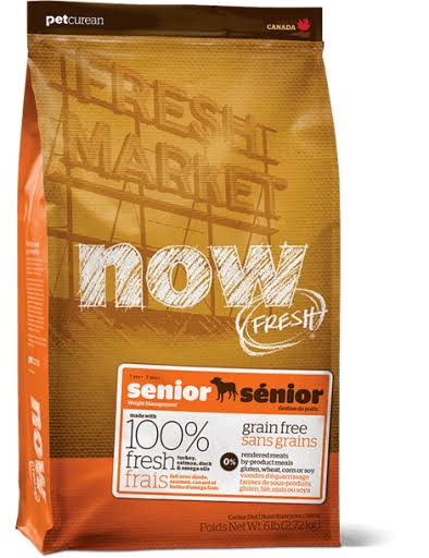 NOW! Fresh Grain Free Grain Free Senior Dog Food Bag