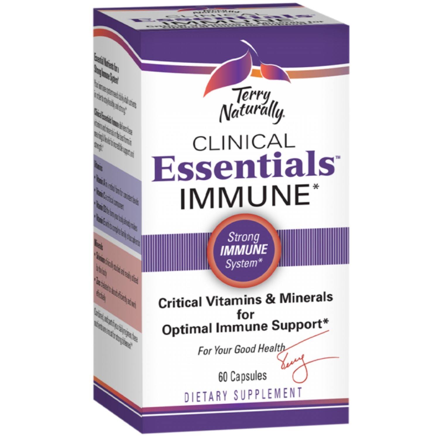 Terry Naturally Clinical Essentials Immune, 60 Capsules - 60 Servings
