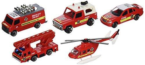 Daron Worldwide Trading RT38872F Toy Vehicle Gift Pack - Fire Dept, 5 Piece