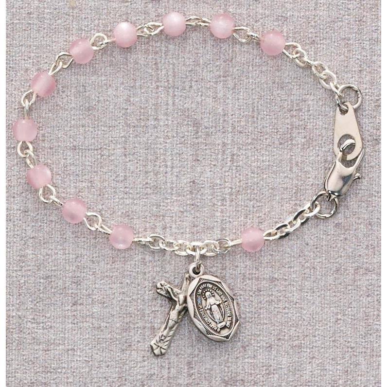 5 1/2in Pink Baby Bracelet
