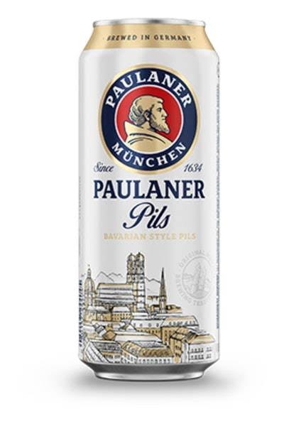 Paulaner Premium Pilsner 6/4/16cn (4 Pack 16.9oz cans)