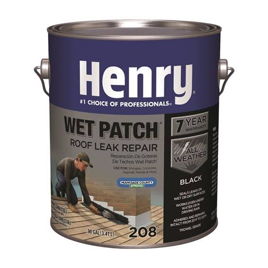 Henry Wet Patch Roof Leak Repair - Black, 3.41l