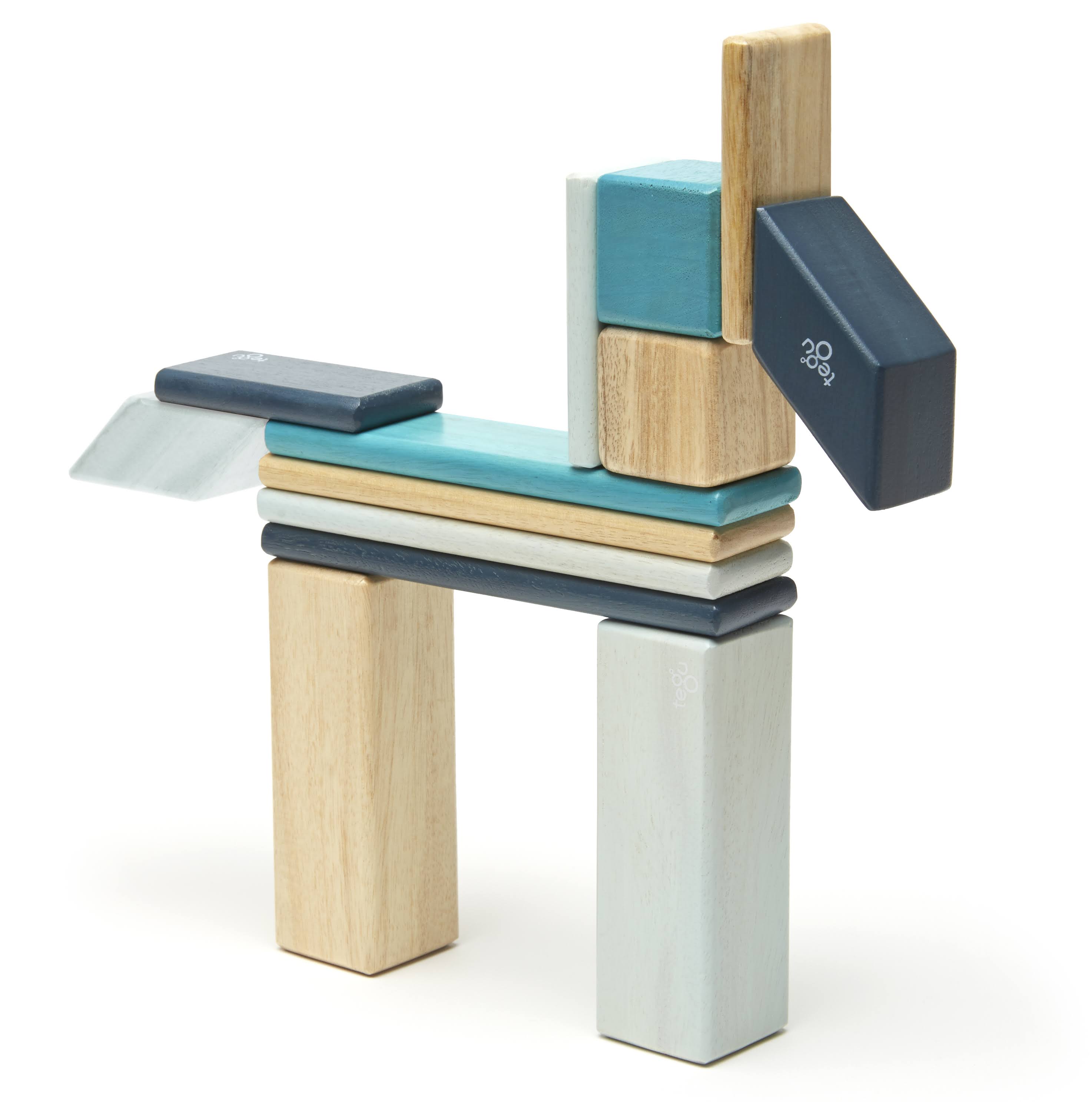 Tegu Magnetic Wooden Block Set - 14pcs
