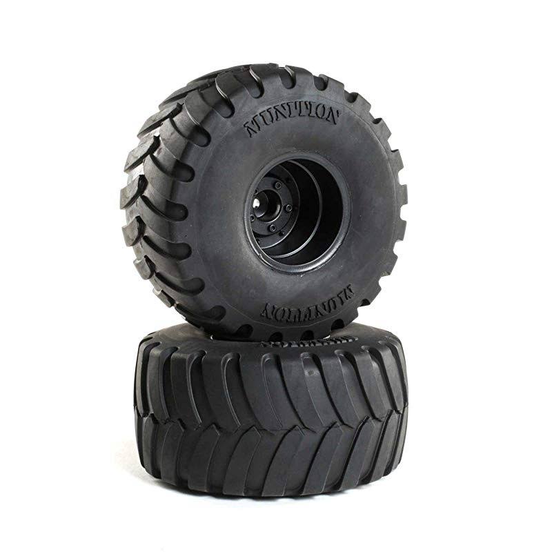 Duratrax Munition MT 2.2 Mounted Tires, Black (2), DTXC2903