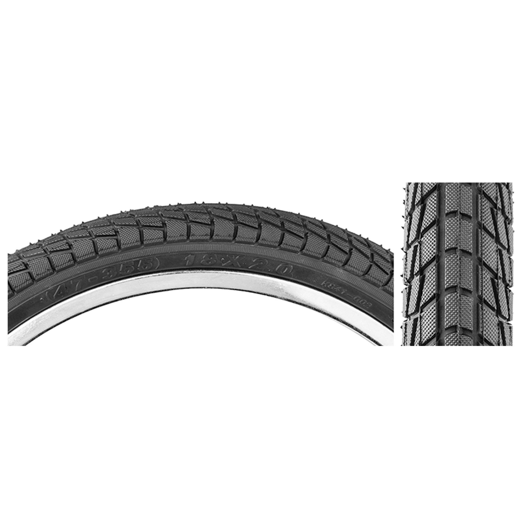 Sunlite Freestyle BMX Kontact Tires - Black, 18" x 2"